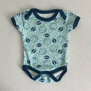Sports Print baby 1 pc. bodysuit 0-3 months
